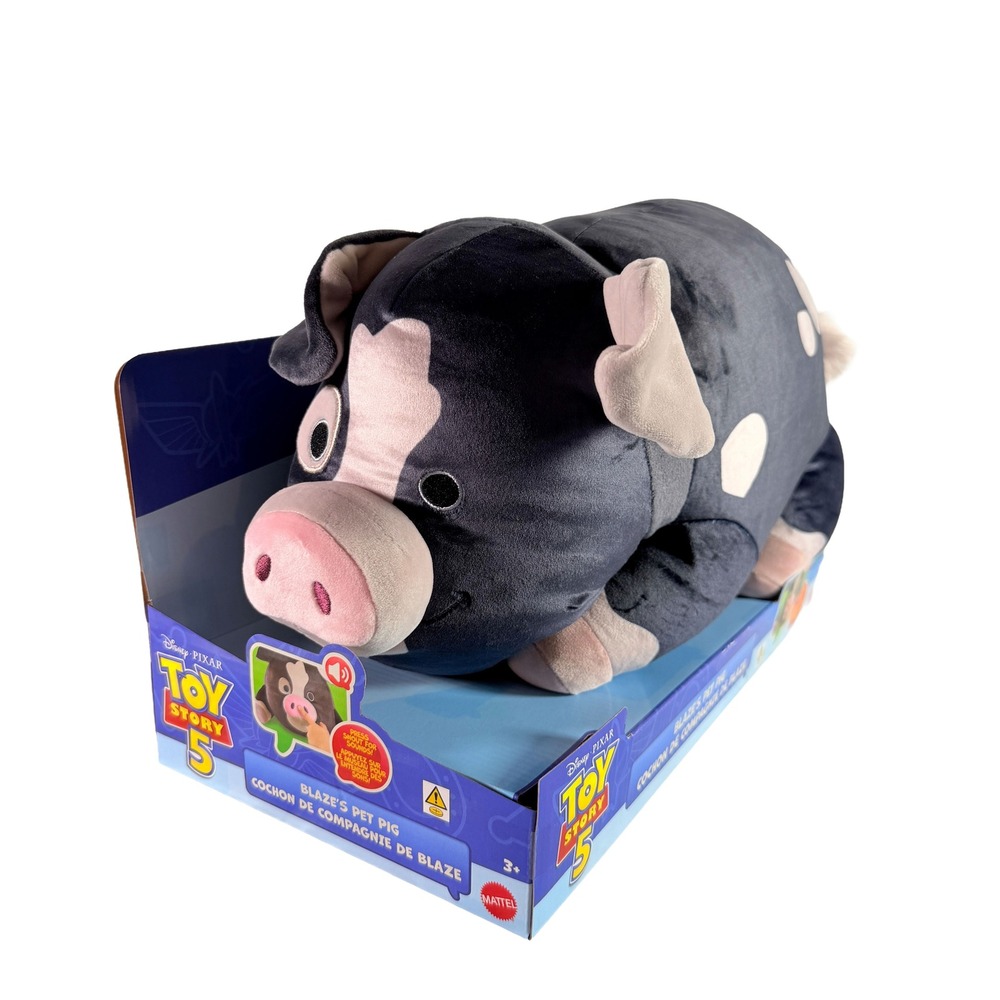 Disney Pixar Toy Story 5 Blaze's Pet Pig Interactive Sounds Plush Mattel New